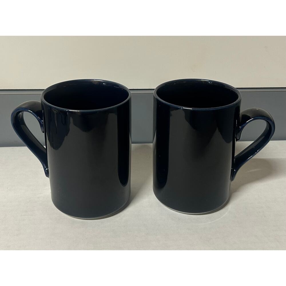 New Dansk Bistro Navy Mug Set. kk432
